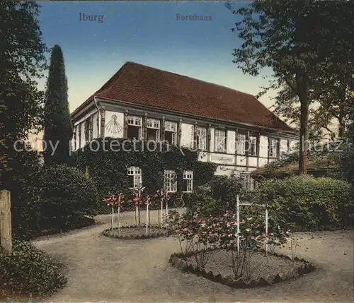 Iburg Teutoburger Wald Forsthaus Kat. Hoerstel
