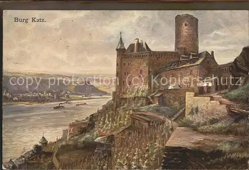 Burg Katz  Kat. Sankt Goarshausen