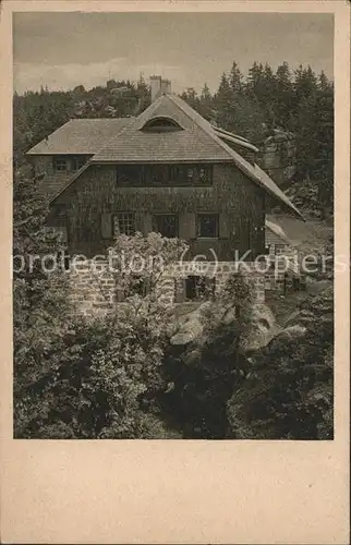 Dreisessel Unterkunftshaus Kat. Freyung