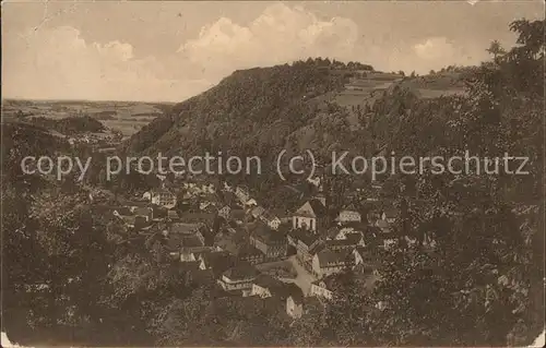 Bad Berneck Blick von der Muehlleite Kat. Bad Berneck Fichtelgebirge