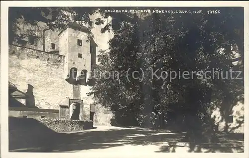 Salzburg Oesterreich Festung Hohensalzburg Hof Kat. Salzburg