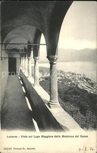 Locarno Vista sul Lago Maggiore dalla Madonna del Sasso / Locarno /Bz. Locarno