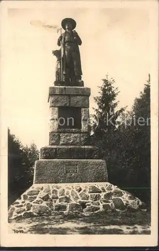 Ujezd u Domazlic Pomnik Jana Koziny Sladkeho na Hradku Chodsko / Ujezd u Domazlic /Domazlice