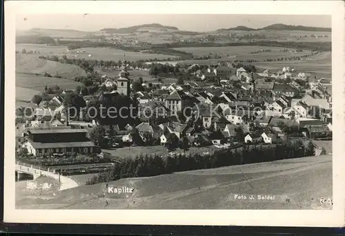 Kaplitz Panorama Kat. Tschechische Republik