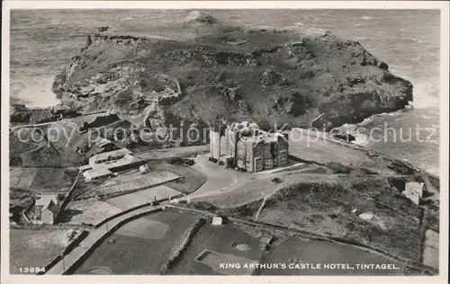 Tintagel King Arthurs Castle Hotel Air View
