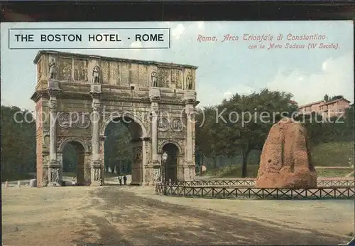 Rom Roma Arco Tionfale di Constantino Hotel "Boston" /  /Rom