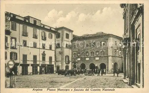 Italien Arpino Piazza Municipio Autos Kat. Italien