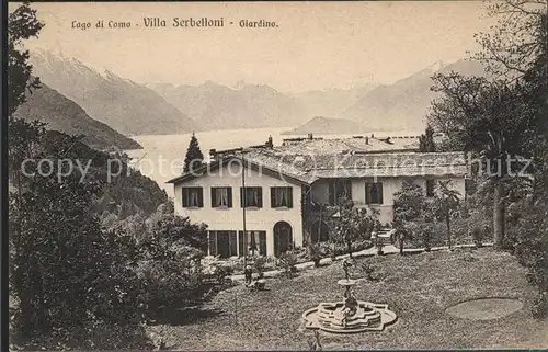 Lago di Como Villa Serbelloni Lago Kat. Italien