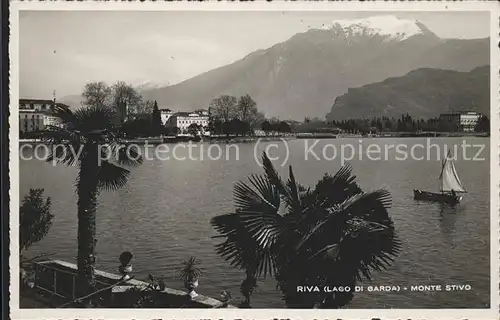 Riva del Garda Monte Stivo See Segelboot /  /Trento