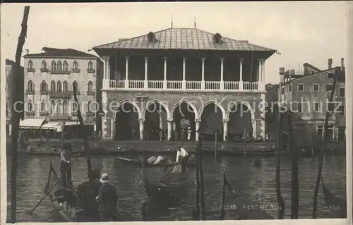 Venezia Venedig Gebaeude Gondeln Kat. 