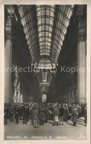 Milano Galleria V.E. Interno Kat. Italien