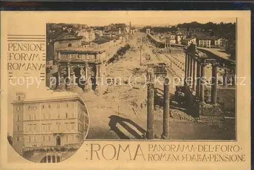 Rom Roma Panorama del Foro Romanao  /  /Rom