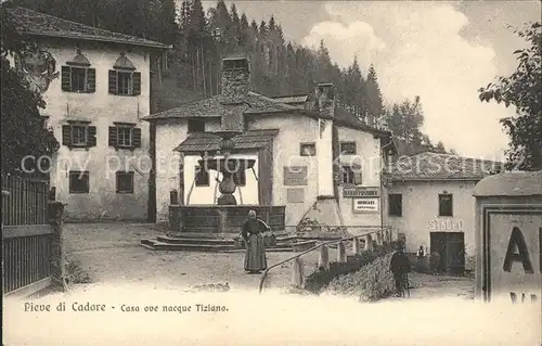 Cadore Casa ove nacque Tiziano Kat. Italien