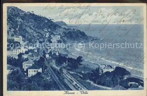 Alassio Panorama am Meer Kat. 