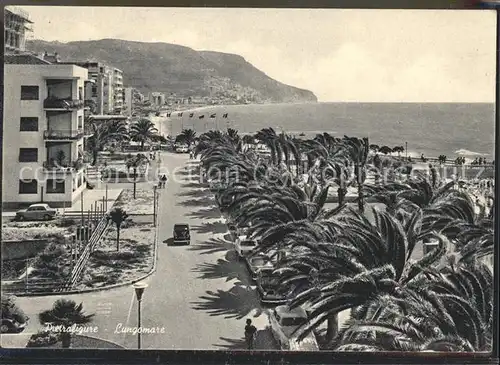 Pietraligure Panorama am Meer Kat. Italien