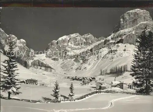 Colfosco Val Badia im Schnee Kat. 