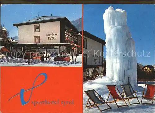 San Candido Suedtirol Sporthotel "Tirol" Autos  Kat. Innichen Pustertal