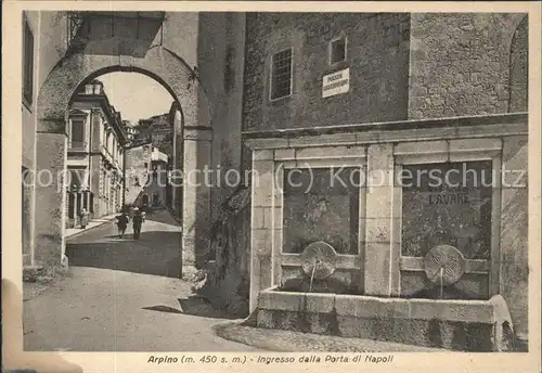 Arpino Italien Ingresso dalla Porta di Napoli