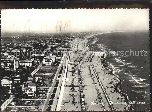 Riccione Fliegeraufnahme Panorama Strand Meer Kat. Italien