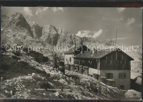 Dachstein Gebirge Simonyhuette Kat. Oesterreich