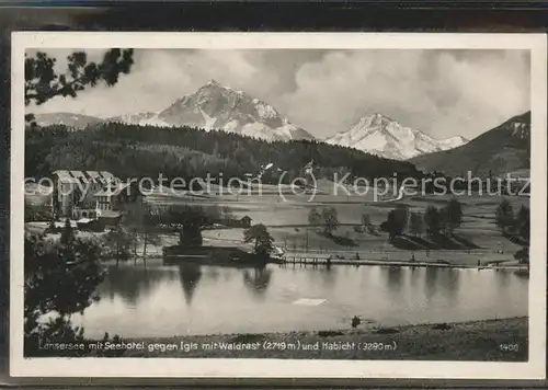 Lansersee Igls Waldrast Habicht Kat. Oesterreich