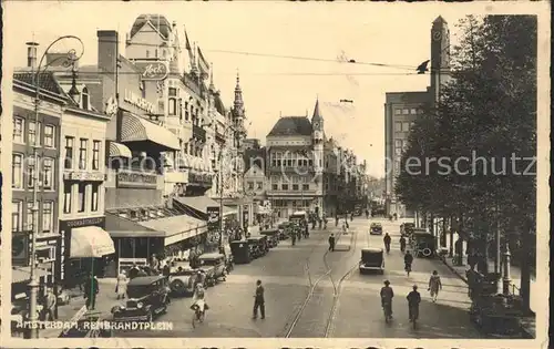 Amsterdam Niederlande Rembrandplein Kat. Amsterdam