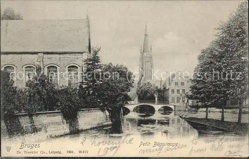 Bruges Flandre Petit Beguinage Kat. 