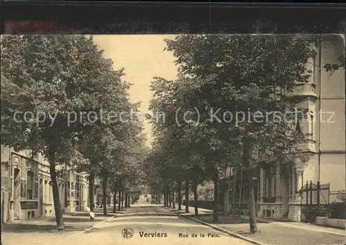 Verviers Rue de la Paix Kat. Belgien