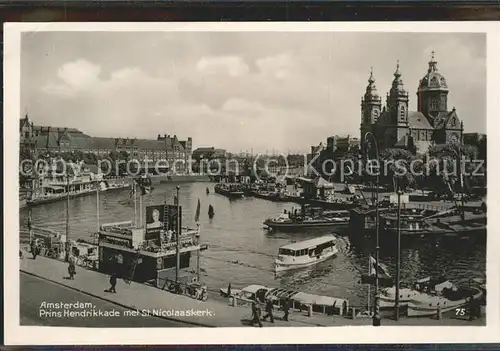 Amsterdam Niederlande Prins Hendrikkade St. Nicolaaskerk Kat. Amsterdam