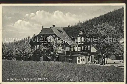 Riesengebirge Brotbaude Kat. Tschechische Republik