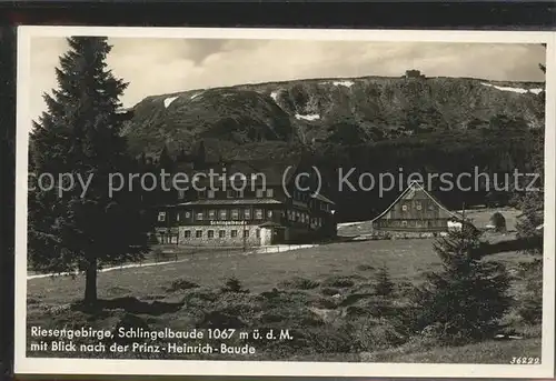 Riesengebirge Schlingelbaude Prinz Heinrich Baude Kat. Tschechische Republik