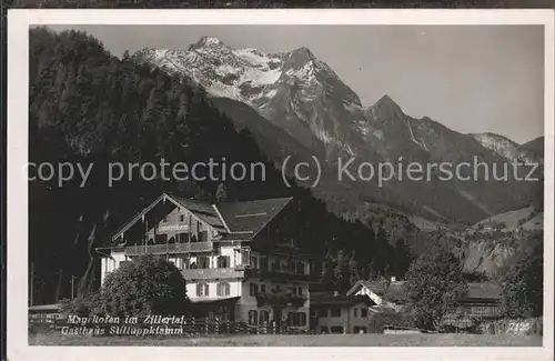 Zillertal Gasthaus Stillappklamm / Regionales /