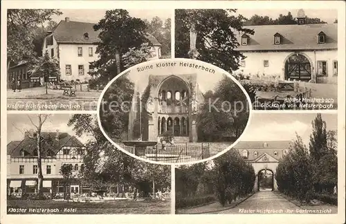 Heisterbach Kloster Gloecken Hotel  Kat. Koenigswinter