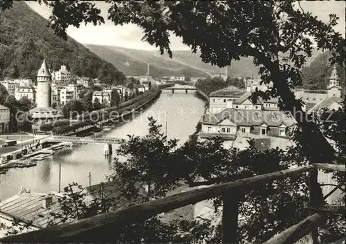 Bad Ems Lahn Blick auf das Kurviertel Kat. Bad Ems