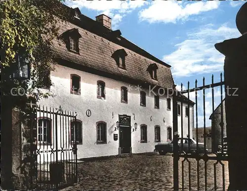 Kronenburg Eifel Burghaus Kat. Dahlem
