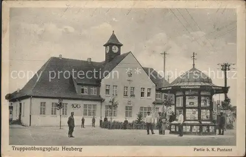 Heuberg Truppenuebungsplatz Postamt Kat. Stetten am kalten Markt