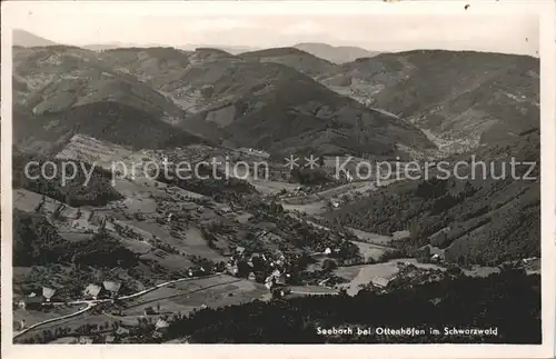 Seebach Ottenhoefen Schwarzwald Fliegeraufnahme Kat. Ottenhoefen im Schwarzwald