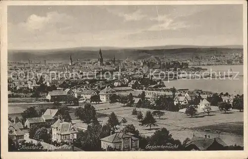 Konstanz Bodensee Gesamtansicht Kat. Konstanz