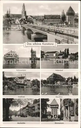Konstanz Bodensee Sehenswuerdigkeiten der Stadt Kat. Konstanz