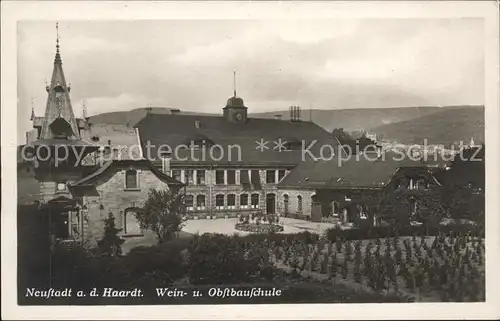 Neustadt Haardt Wein und Obstbauschule Kat. Neustadt an der Weinstr.