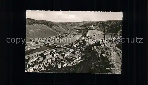 Cochem Mosel Fliegeraufnahme Moselpanorama Kat. Cochem