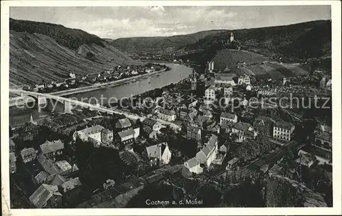 Cochem Mosel Moselpanorama Kat. Cochem