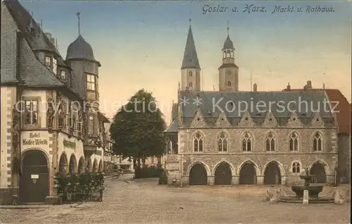 Goslar Markt Rathaus / Goslar /Goslar LKR