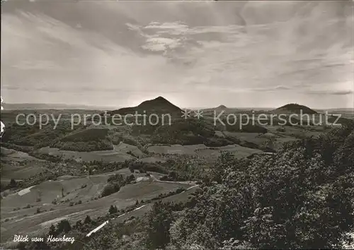 Hornberg Segelflugplatz Blick vom Hotel Hornberg  Kat. Schwaebisch Gmuend