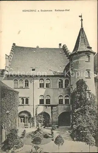 Konstanz Bodensee Rathaus Hof Kat. Konstanz