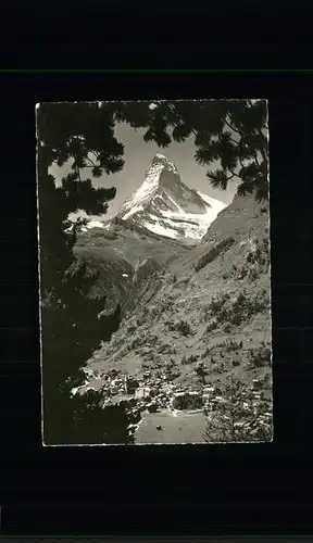 hw00021 Zermatt VS Matterhorn Kategorie. Zermatt Alte Ansichtskarten