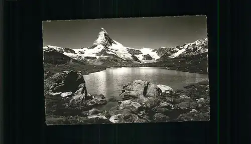 hw00096 Zermatt VS Stellisee Matterhorn Kategorie. Zermatt Alte Ansichtskarten