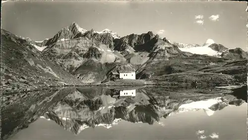 hw00145 Zermatt VS Lac Noir Kategorie. Zermatt Alte Ansichtskarten