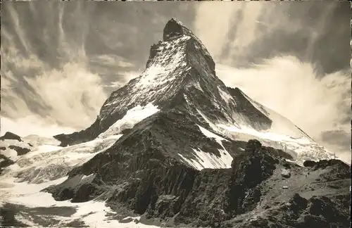 hw00334 Zermatt VS Matterhorn  Kategorie. Zermatt Alte Ansichtskarten