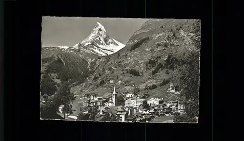 hw00392 Zermatt VS Matterhorn Kategorie. Zermatt Alte Ansichtskarten